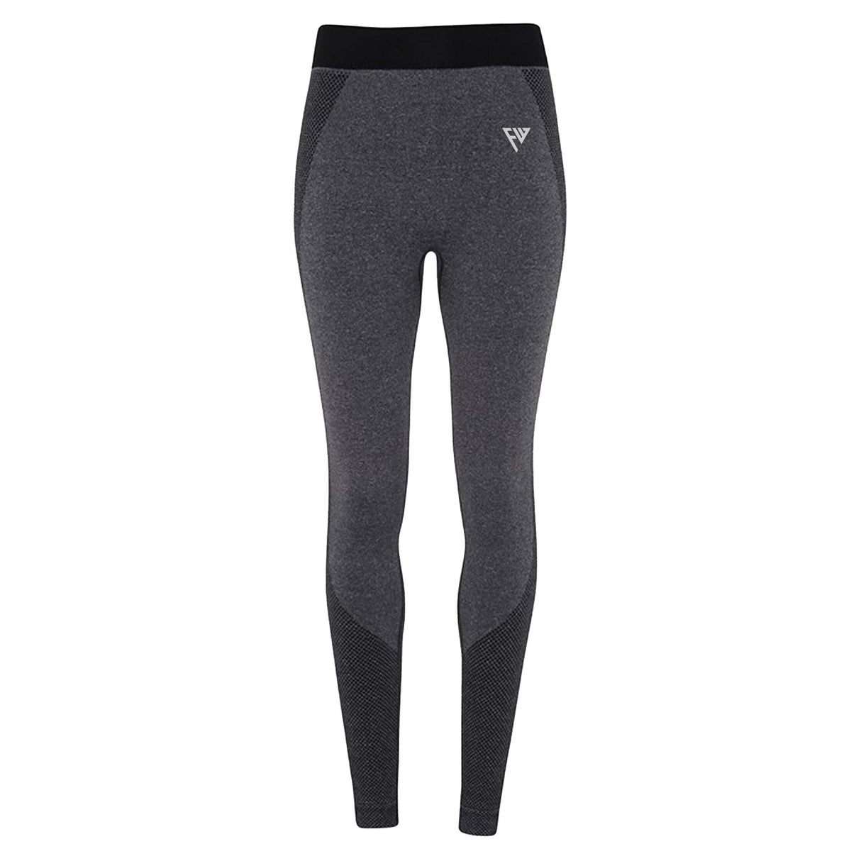 WOMENS SEAMLESS LEGGINGS BLACK - Force Wear HQ