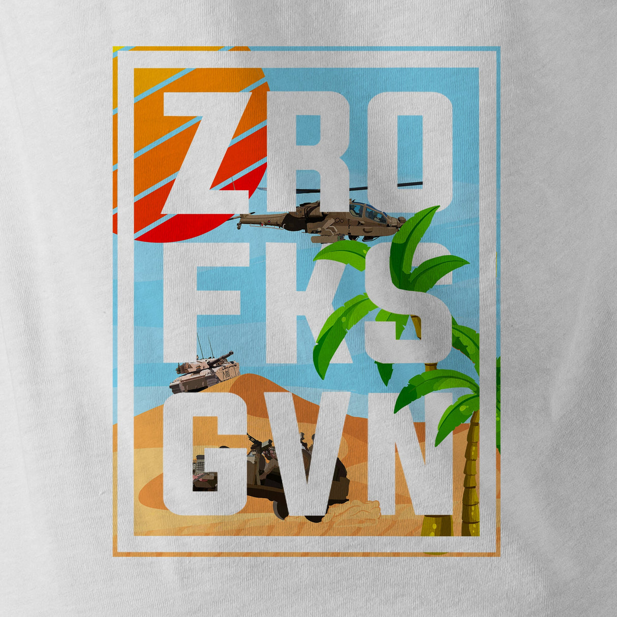 ZFG PARADISE - Force Wear HQ - T-SHIRTS