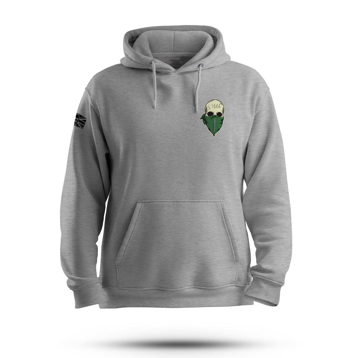 1664 ROYAL MARINE SKULL HOODIE