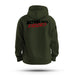 ACTION OVER EXCUSES TAG & BACK HOODIE