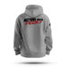 ACTION OVER EXCUSES TAG & BACK HOODIE