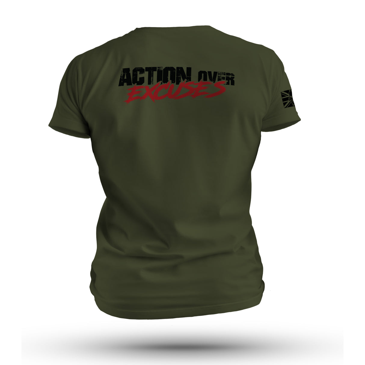 ACTION OVER EXCUSES TAG & BACK