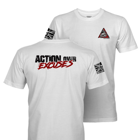 ACTION OVER EXCUSES TAG & BACK