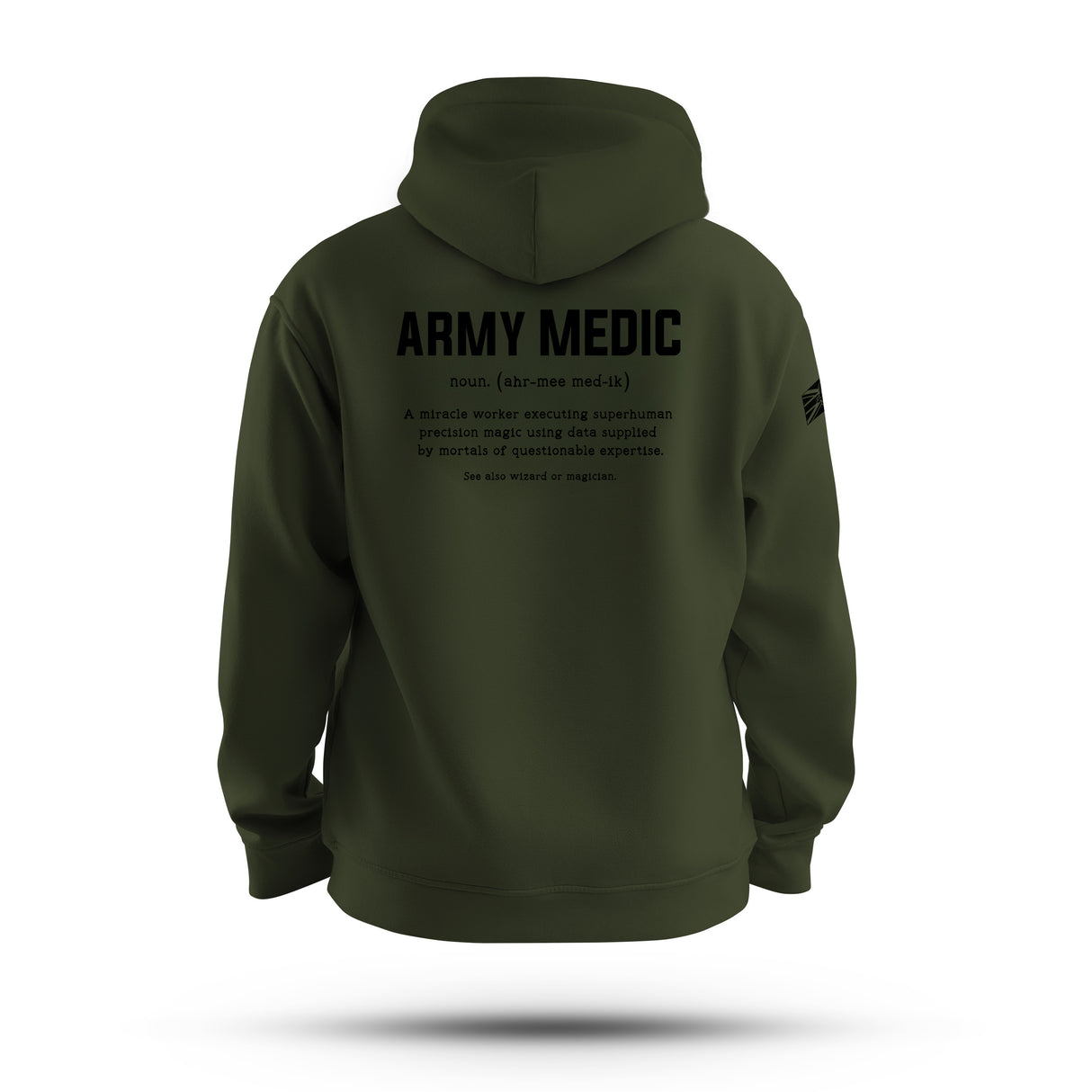 ARMY MEDIC TAG & BACK HOODIE