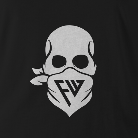 SKULL BASIC LOGO POLO - BLACKOUT