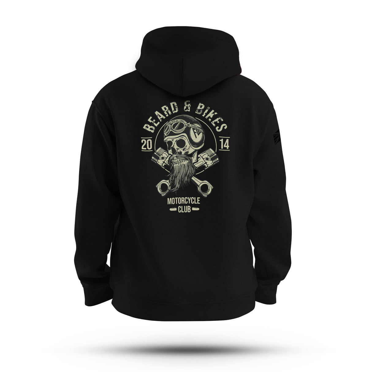 BEARD AND BIKES TAG & BACK HOODIE