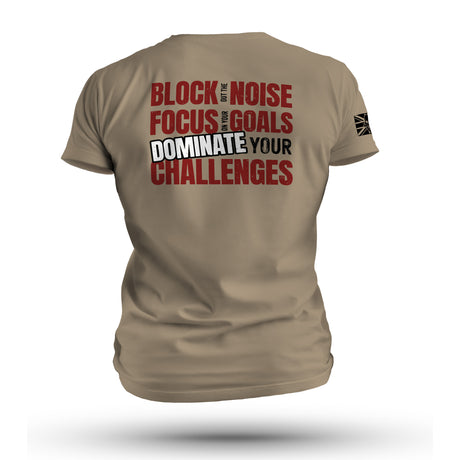 BLOCK OUT THE NOISE TAG & BACK