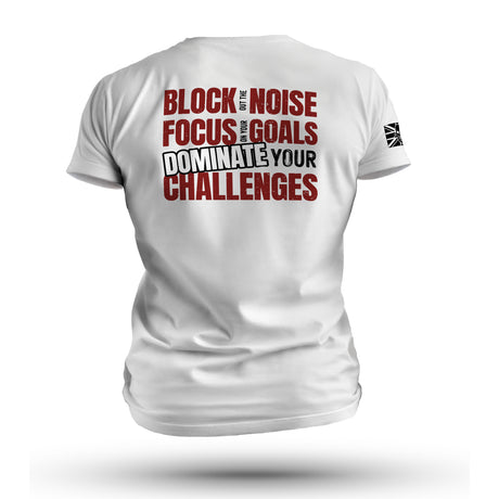 BLOCK OUT THE NOISE TAG & BACK