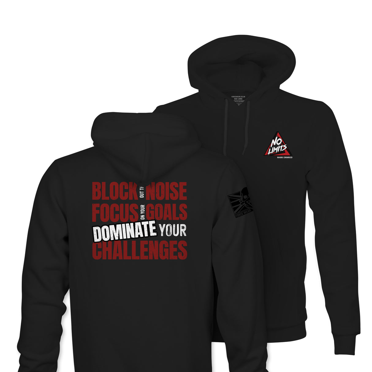 BLOCK OUT THE NOISE V2 TAG & BACK HOODIE