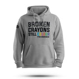PTSD BROKEN CRAYONS HOODIE