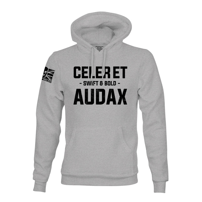 CELER ET AUDAX (ROYAL GREEN JACKETS) HOODIE - Force Wear HQ - HOODIES
