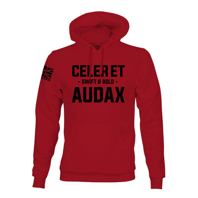 CELER ET AUDAX (ROYAL GREEN JACKETS) HOODIE - Force Wear HQ - HOODIES
