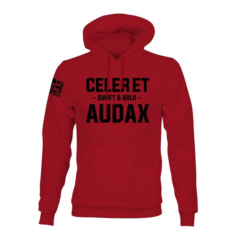 CELER ET AUDAX (ROYAL GREEN JACKETS) HOODIE - Force Wear HQ - HOODIES