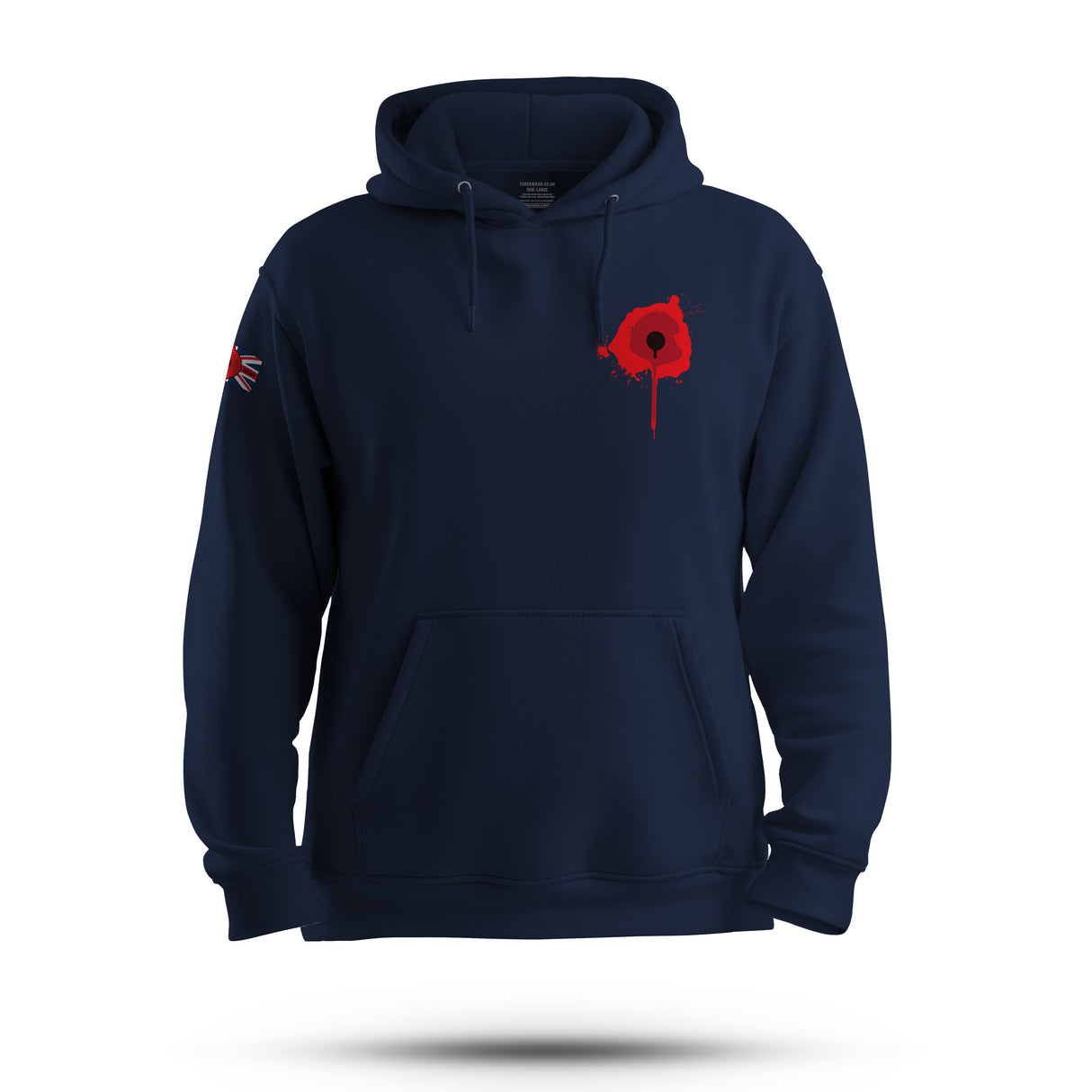 CHEST WOUND NVY HOODIE