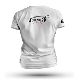 CHINOOK 'CHICK' BLACK INK TAG & BACK