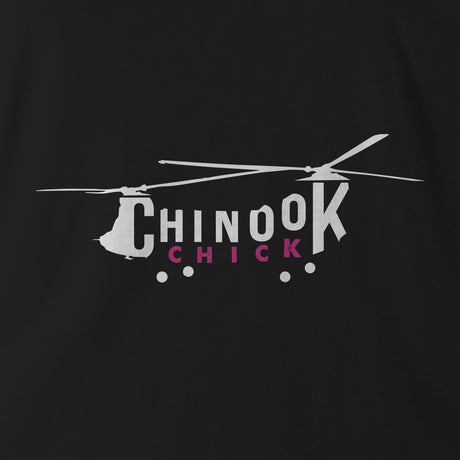 CHINOOK 'CHICK' WHITE INK TAG & BACK
