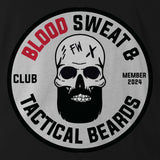BLOOD, SWEAT & TACTICAL BEARDS MEMBERS CLUB ZIPPIE