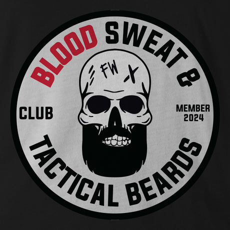 BLOOD, SWEAT & TACTICAL BEARDS MEMBERS CLUB ZIPPIE