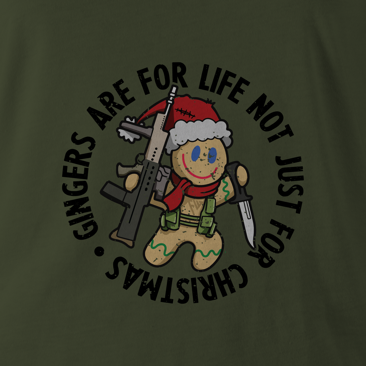 GINGERS, NOT JUST FOR CHRISTMAS HOODIE