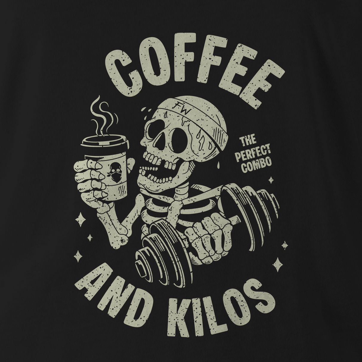 COFFEE AND KILOS TAG & BACK V2 HOODIE