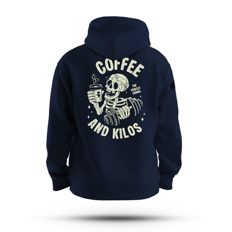 COFFEE AND KILOS TAG & BACK V2 HOODIE