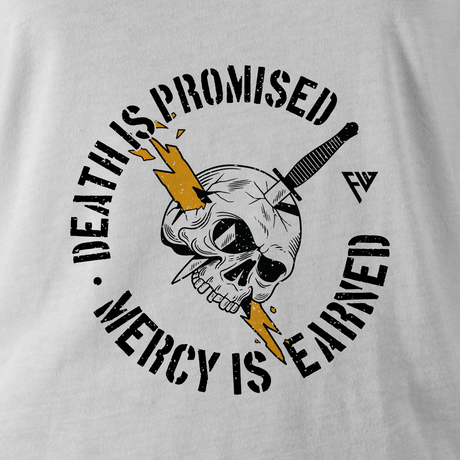 DEATH IS PROMISED TAG & BACK