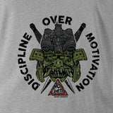 DISCIPLINE OVER MOTIVATION HOODIE
