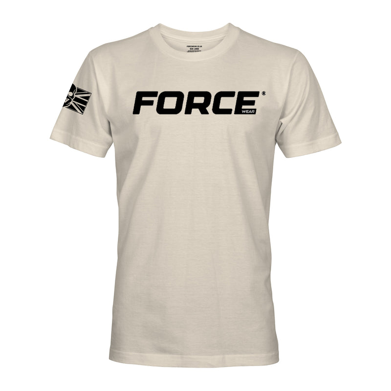 FORCE T-SHIRT LIGHT SAND - Force Wear HQ - T-SHIRTS