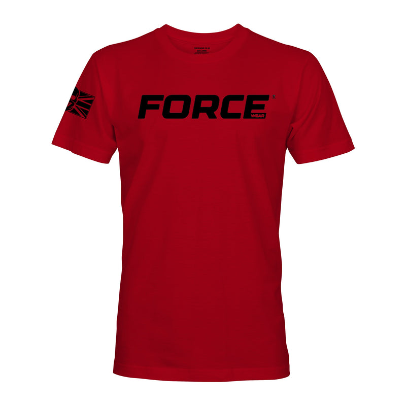 FORCE T-SHIRT RED - Force Wear HQ - T-SHIRTS