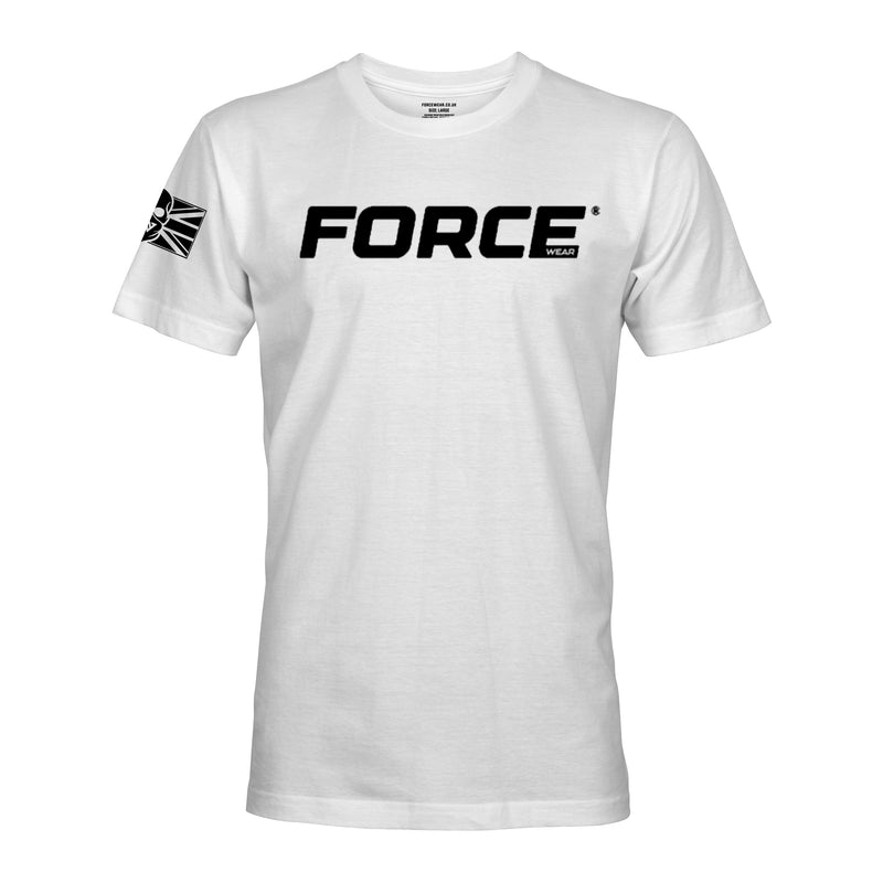 FORCE T-SHIRT WHITE - Force Wear HQ - T-SHIRTS
