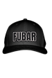 FUBAR BLACK STITCH-STYLE™️ PATCH - FABRIC BACK SNAPBACK