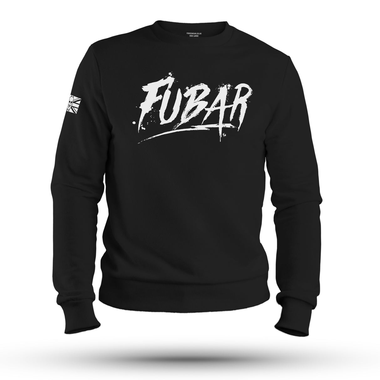FUBAR WHT INK SWEAT
