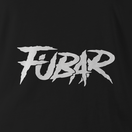 FUBAR WHT TAG POLO - BLACKOUT