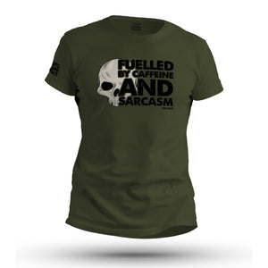 FUELLED BY CAFFEINE AND SARCASM