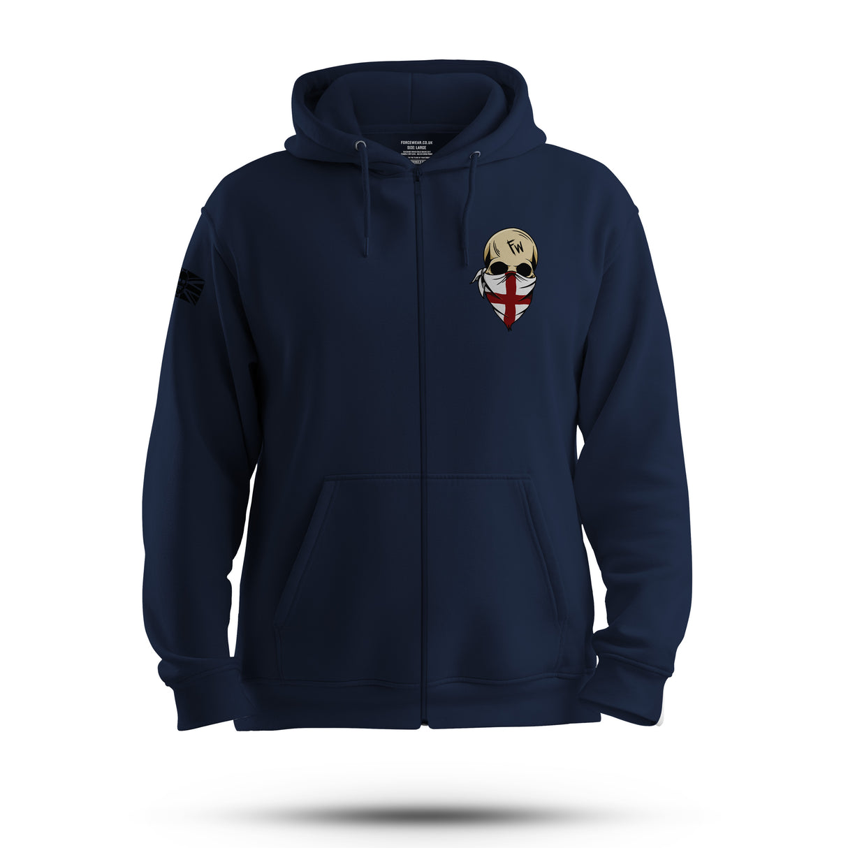 FW SKULL ENGLAND ZIPPIE