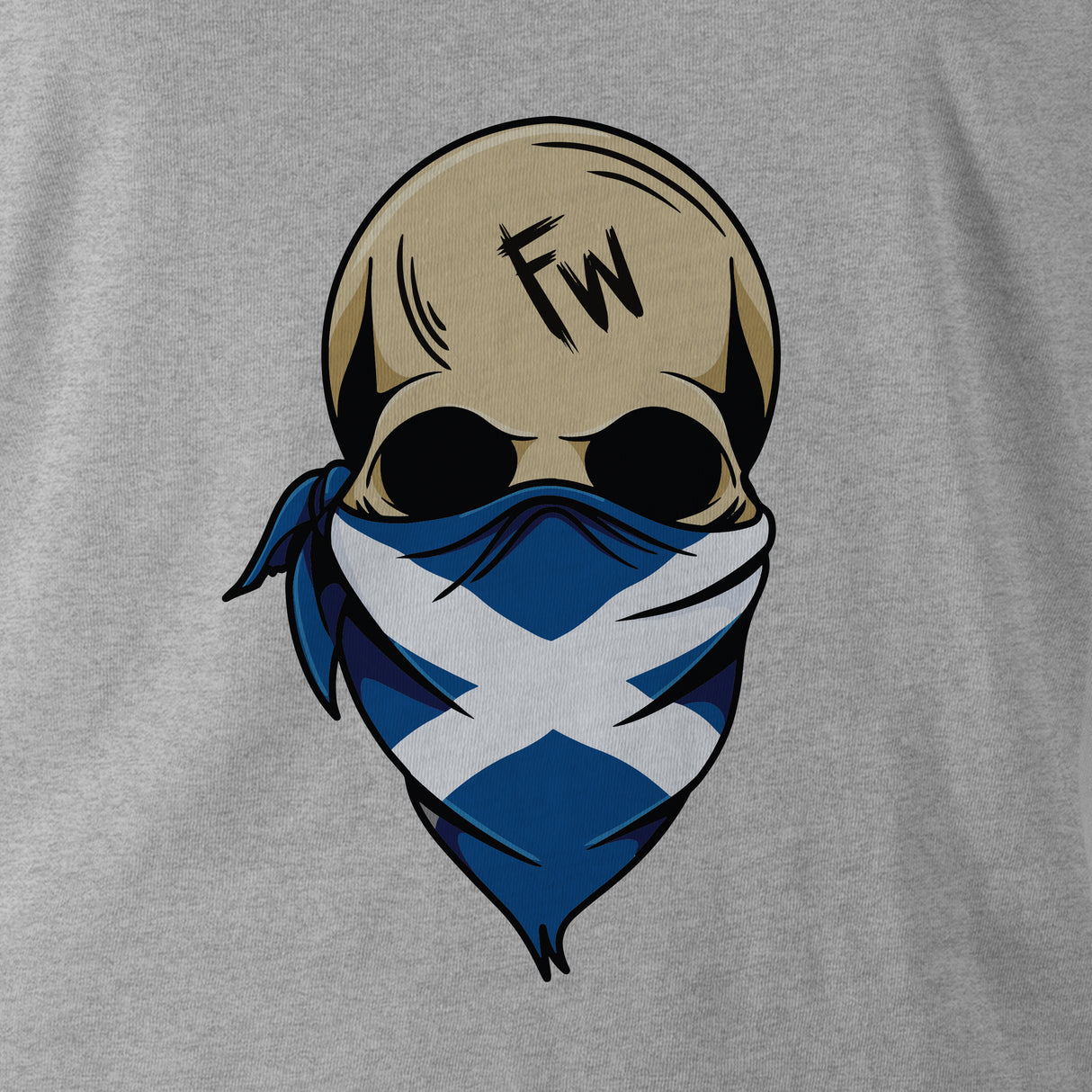 FW SKULL SCOTLAND ZIPPIE