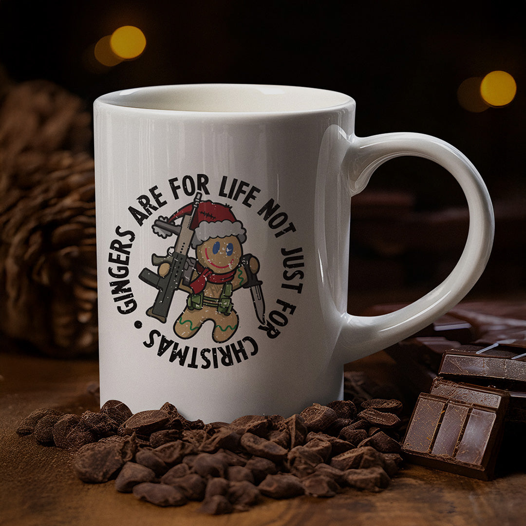 GINGERS, NOT JUST FOR CHRISTMAS MUG