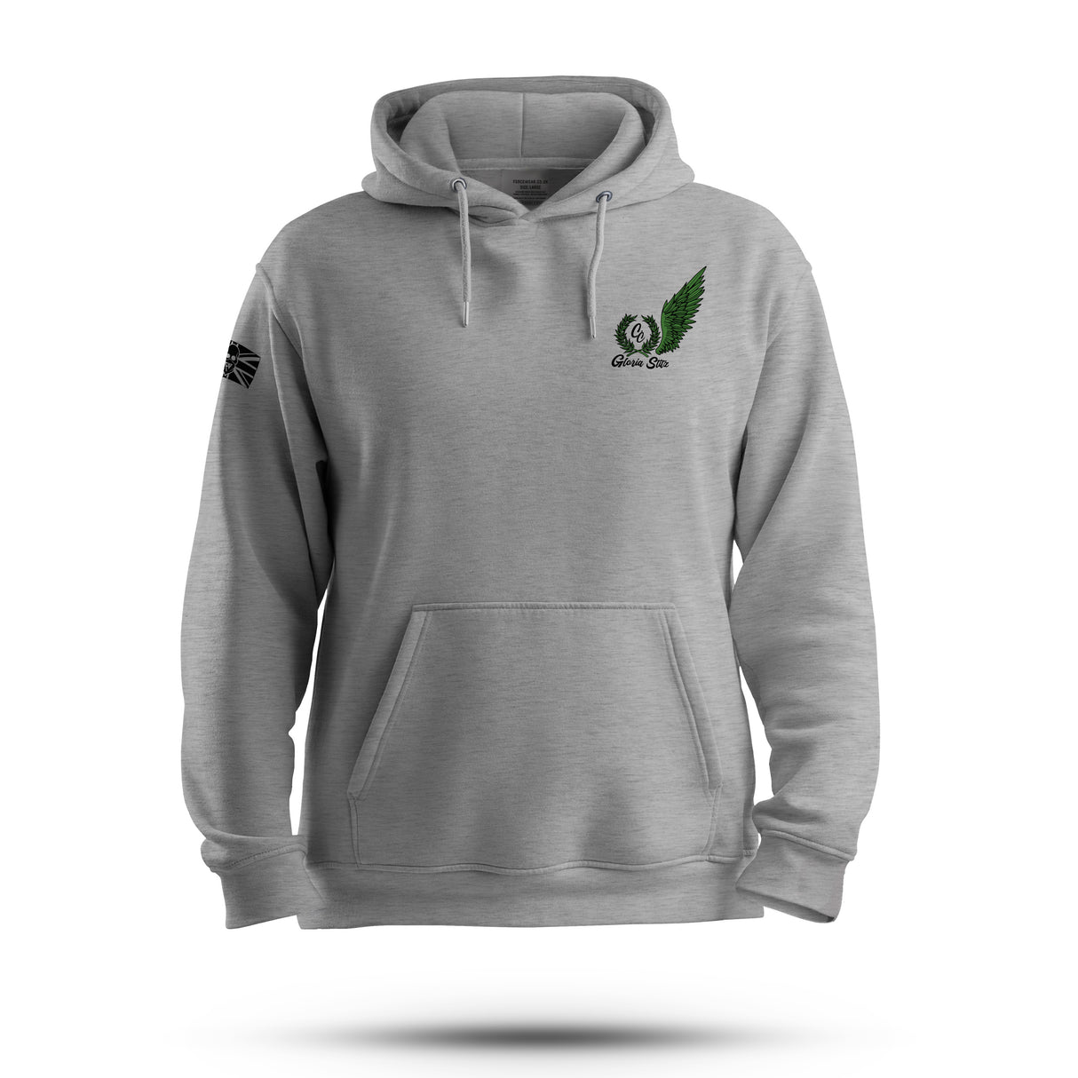 GLORIA STITZ GREEN TAG HOODIE