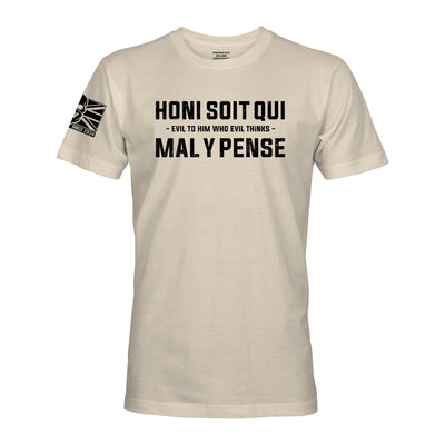 HONI SOIT QUI MAL Y PENSE - Force Wear HQ - T-SHIRTS