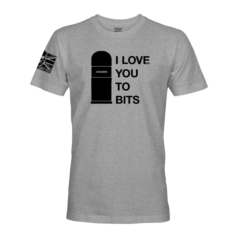 I LOVE YOU TO BITS - Force Wear HQ - T-SHIRTS