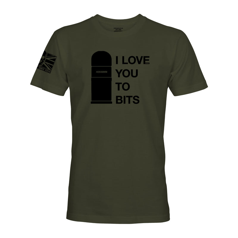 I LOVE YOU TO BITS - Force Wear HQ - T-SHIRTS