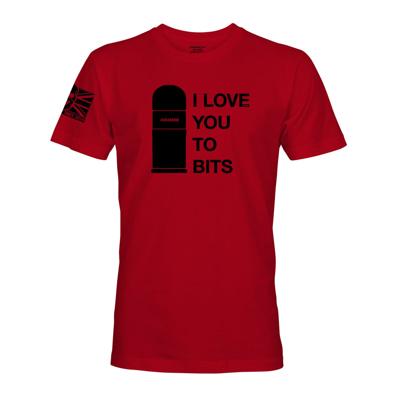I LOVE YOU TO BITS - Force Wear HQ - T-SHIRTS
