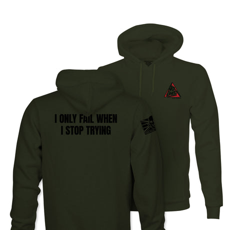 I ONLY FAIL TAG & BACK HOODIE