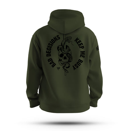 KEEP ME BUSY TAG & BACK HOODIE