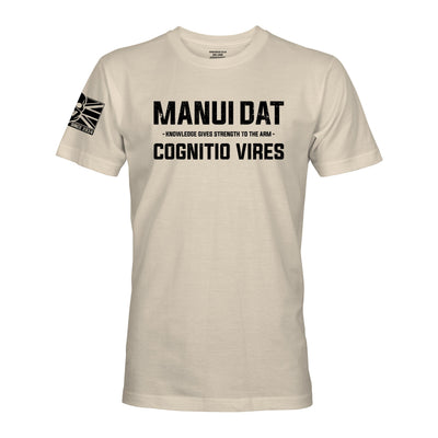 MANUI DAT COGNITIO VIRES (INTELLIGENCE CORPS) - Force Wear HQ - T-SHIRTS