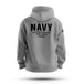 NAVY HEROES TAG & BACK HOODIE