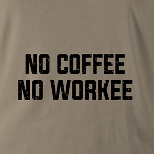 NO COFFEE, NO WORKEE