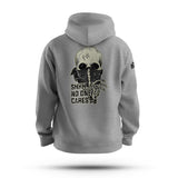 NO ONE CARES TAG & BACK HOODIE