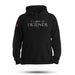 TO ABSENT FRIENDS WHT INK ED BLACK HOODIE