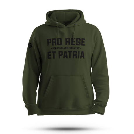 PRO REGE ET PATRIA (1ST THE QUEEN'S DRAGOON GUARDS) HOODIE